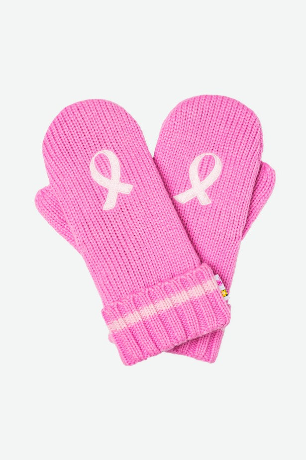Pink Ribbon Breast Cancer Mitten