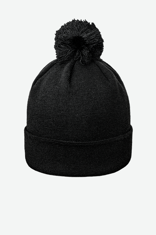 CANADA-MADE RECYCLED CUFFED POM BEANIE