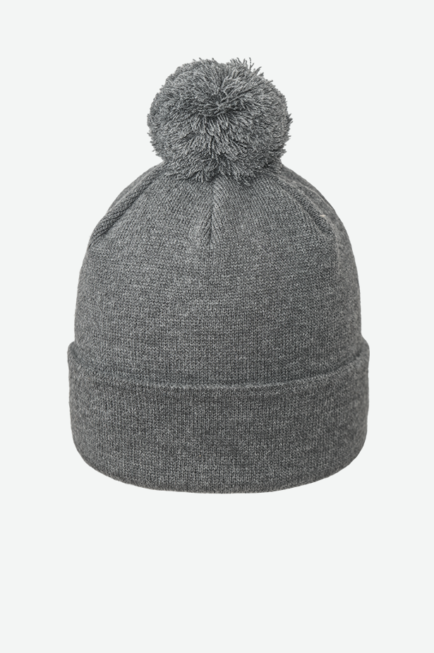 CANADA-MADE RECYCLED CUFFED POM BEANIE