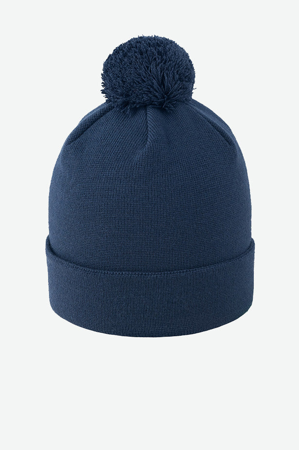 CANADA-MADE RECYCLED CUFFED POM BEANIE