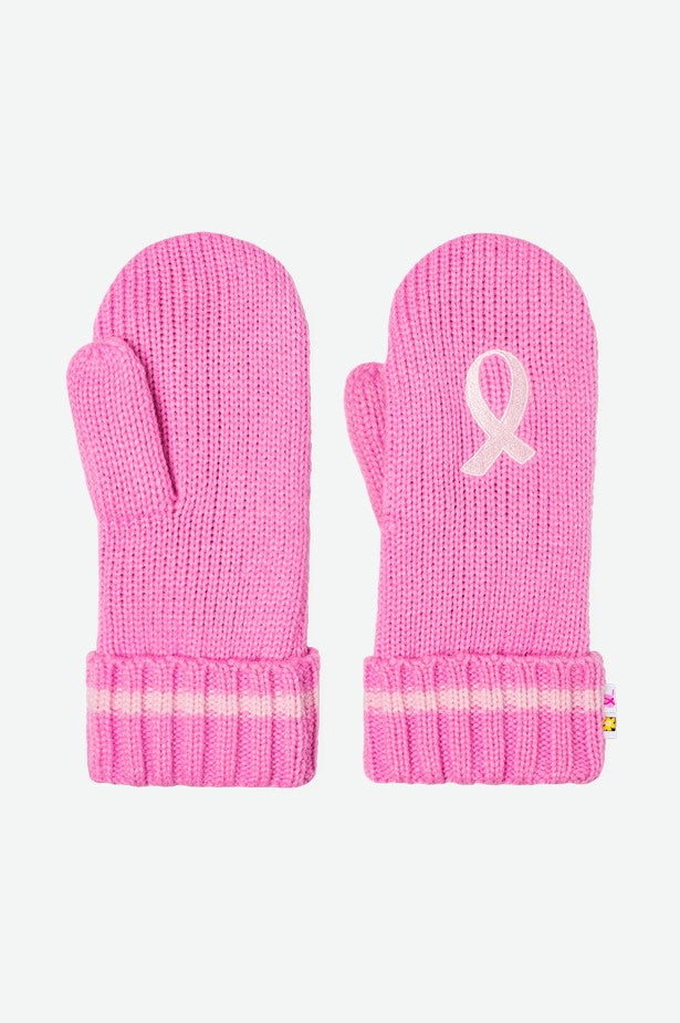 Pink Ribbon Breast Cancer Mitten