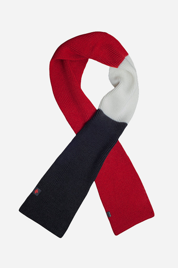 GET RED! TRICOLOUR SCARF